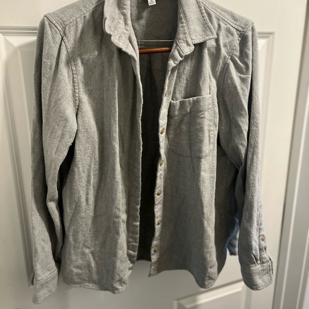 Signature Light Gray Lightweight Jacket with Sheen